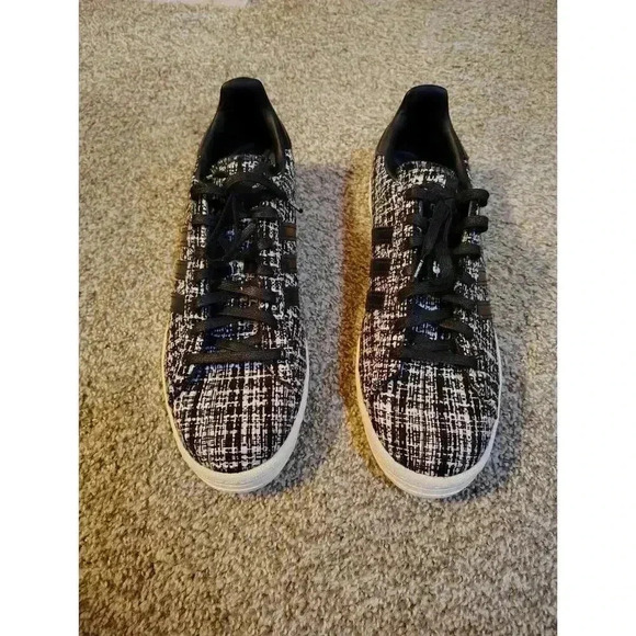 Men's Size 11.5 - Adidas Campus Inv x DayZ Shoes. Black White Plaid - Picture 2 of 9